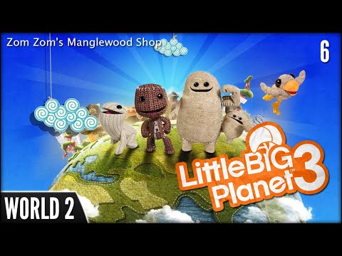 LittleBigPlanet 3 (PS4) - World 2 - Level 6: Zom Zom's Manglewood Shop