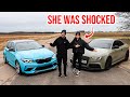 RACING MY GIRLFRIEND IN MY STAGE 3 TUNED BMW M140I