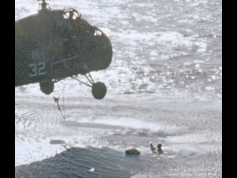 Gus Grissom and Liberty Bell 7 recovery. Enhanced and stabilized footage.
