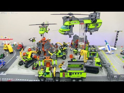 All LEGO City 2016 Volcano sets on display!