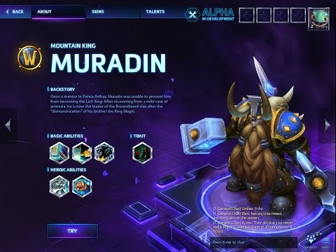 Heroes of the Storm: Character Demo - Muradin