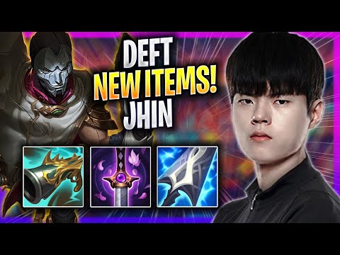DEFT TRIES JHIN WITH NEW ITEMS! - DK Deft Plays Jhin ADC vs Ezreal! | Season 2023