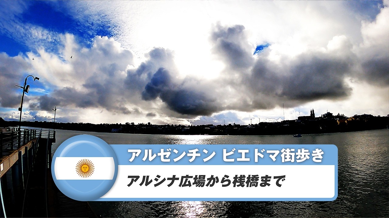 【アルゼンチン】ビエドマ③アルシナ広場から桟橋まで