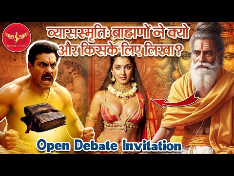 SJL654 | Vyassmriti kyo aur kiske liye likha Bramano ne? | Open Debate Invitation| Science Journey
