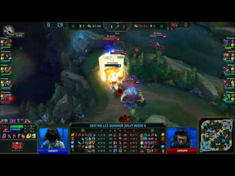 [NA LCS][Summer][2017] C9 vs NV Highlights Game 1