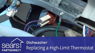 Replacing the High-Limit Thermostat on a Dishwasher