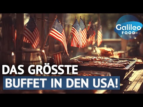 Das GIGANTISCHE USA-Buffet! Hier schlemmen 8000 Gäste TÄGLICH! | Galileo Food