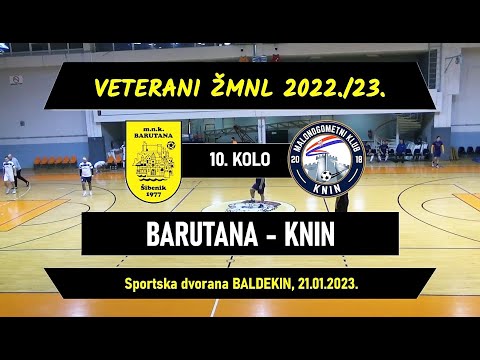 VETERANI ŽMNL: BARUTANA - KNIN  1:4, 21.01.2023.