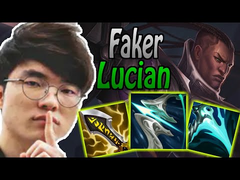 FAKER HAS A PERFECT PLAYSTYLE WITH LUCIAN - SKT T1 Faker plays lucian mid ( Preseason 11 )