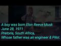 Elon Musk Success Story Elon Musk Inspiration Story Elon Musk Biography Tech Billinior Elon Musk