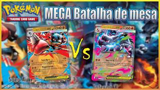Mega Lucario vs Mega Charizard x - Mega batalha de mesa