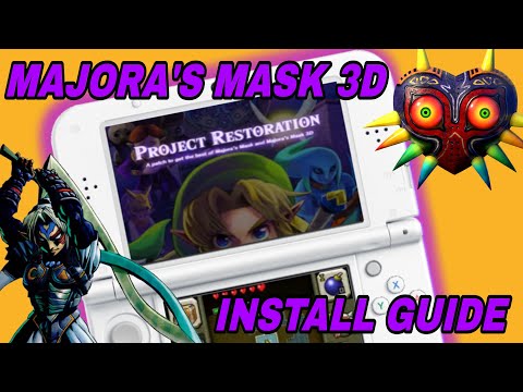 Majora's Mask 3D Project Restoration MOD TUTORIAL 3DS SYSTEM [2023] LUMA3DS