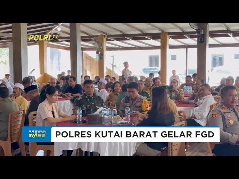 POLRES KUTAI BARAT GELAR FGD JELANG PILKADA SERENTAK