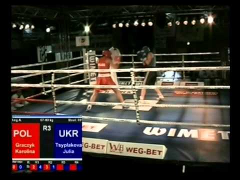 STAMM 2011 ćwierćfinał kobiet 60kg GRACZYK Karolina vs TSYPLAKOVA Julia