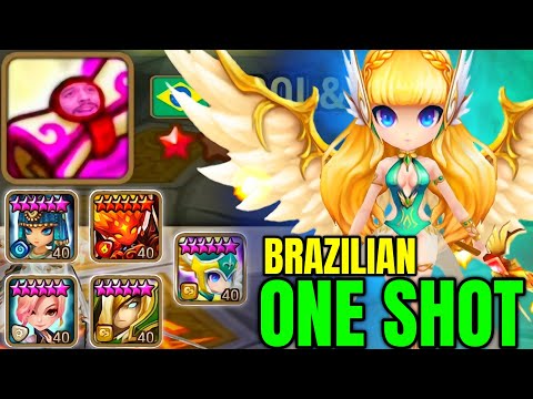 He has an Answer against all Enemies (ONE SHOT) - Summoners War