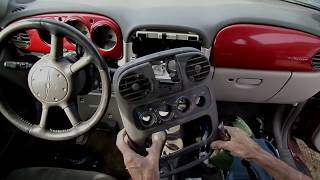 PT Cruiser Radio Removal