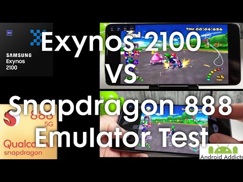 Exynos 2100 vs Snapdragon 888 Emulator Test Dolphin/PSP (Galaxy S21)