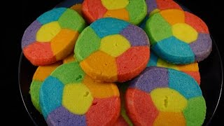 Rainbow Jell-O Sugar Cookies- with yoyomax12