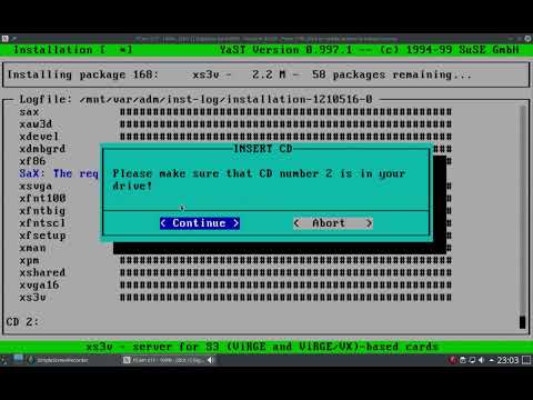 Suse Linux 6.1 installation