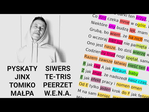 Pyskaty & Siwers & Jinx & Te-Tris & Tomiko & PeeRZet & Małpa & W.E.N.A. - Razem | Rym za rymem