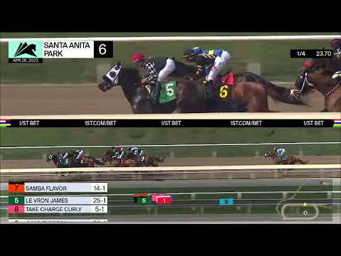 Nickel Nickel Nine wins Race 6 on Friday, April 28 at Santa Anita Park