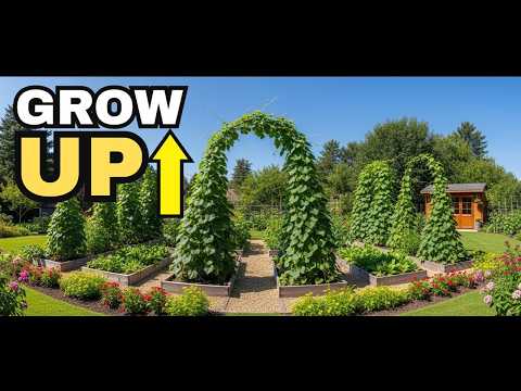 Double Harvests in Small Garden Spaces (Grow Vertically)