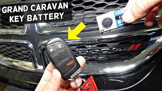 HOW TO REPLACE KEY FOB BATTERY ON DODGE GRAND CARAVAN