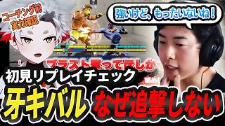 獅白杯に向けて牙キバルの実力チェック！なぜ追撃しない？【ダルシム・スト6】