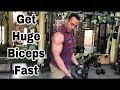 HOW TO GET HUGE BICEPS 💪 💪