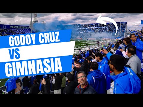 "GODOY CRUZ (Hinchada) vs Gimnasia LP (2-1) EN EL FELICIANO GAMBARTE " Barra: La Banda del Expreso &bull; Club: Godoy Cruz