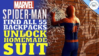 Marvel's Spider-Man - All 55 backpacks Locations Guide.  Spider-Man ALL BACKPACKS Guide