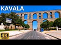 Driving In KAVALA Greece Panoramic City Tour In 4K