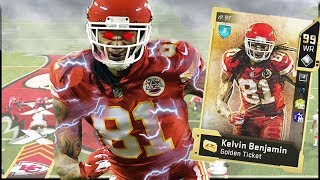 It's LITERALLY Impossible For Golden Ticket Kelvin Benjamin To Drop A Pass! (Madden 20)