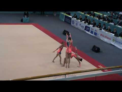 GBR 1 - Women group Acro worlds Levallois 2014 qualifs Balance