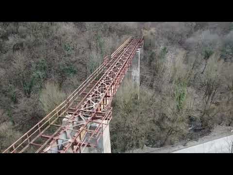 Viaductul cf peste râul Zlaști,  Aerian