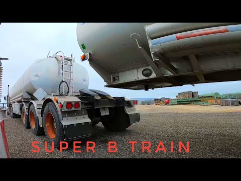 SUPER B TRAIN | My Trucking Life | Vlog #2393
