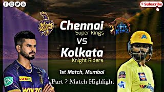 Tata IPL 2022 - Is Live || CSK VS KKR Match Highlight || Part 2 Match Video || @THEBONGGAMEING