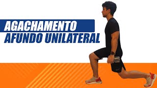 Afundo unilateral - Como fazer!