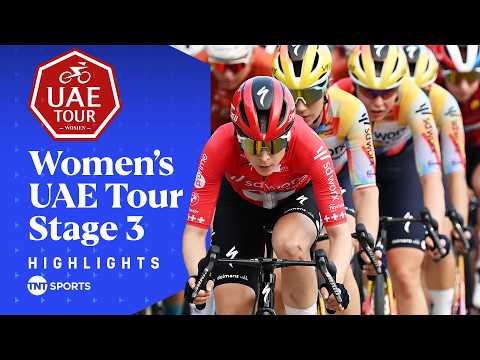 ABSOLUTELY UNSTOPPABLE 🔥 | Women's UAE Tour 2026 Stage 3 Race Highlights | TNT Sports Cycling