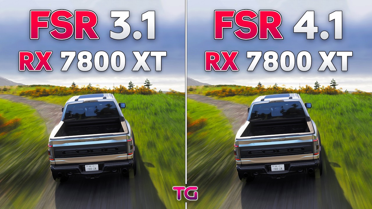 FSR 3.1 vs FSR 4.1 on RDNA3 (RX 7800 XT) - Comparison in 9 Games