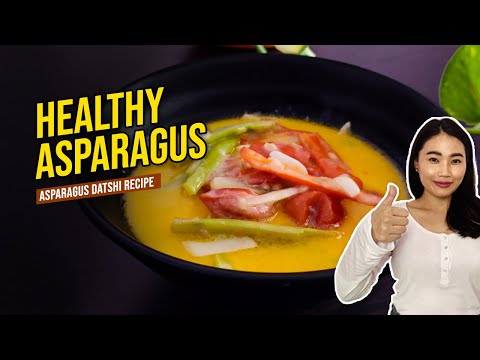 HOW TO COOK ASPARAGUS HEALTHY WAY | Asparagus Datshi Recipe | Asparagus and Cheese Recipe