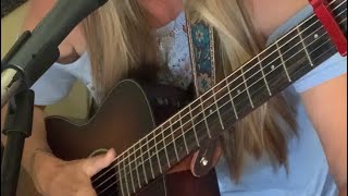 I have met my love today by John Prine.  #kriswyman #taylorguitar #love