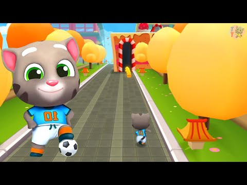 talking tom gold run - Football Tom runs in candy world in China - Part 272 !