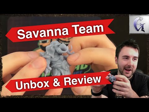 Savanna Blood Bowl Team - Unbox & Review (Bonehead Podcast)