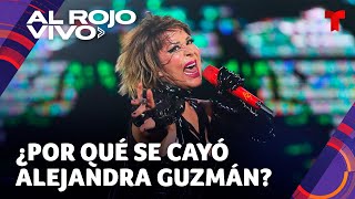 Alejandra Guzmán explica qué pasó tras su caída en un concierto