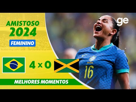 Gols e lances de Brasil x Jamaica