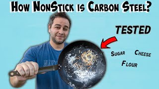 How Non-stick Are Carbon Steel Pans Really | TESTED