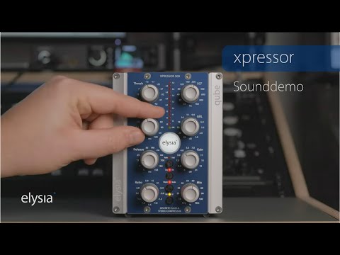 Elysia xpressor 500 Series Discrete Class-A Stereo Compressor Module 2010s - Blue image 5