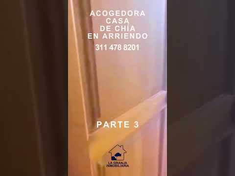 Espectacular CASA de CHIA en arriendo $ 4,200,000 🏡✨  #matrimonio #inmobiliaria #casaenrenta #casa