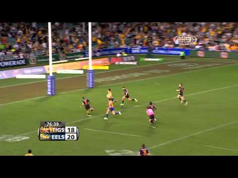 Jarryd Hayne Try vs West Tigers 2009